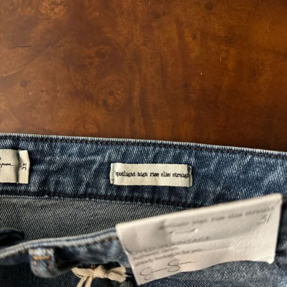 Jessica Simpson Womens Spotlight Denim Straight Leg Jeans Size 31 On the Run - Picture 11 of 14
